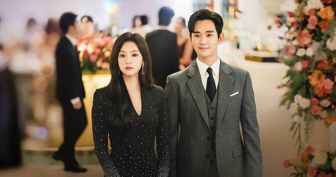 Queen of Tears characters at an elegant formal event